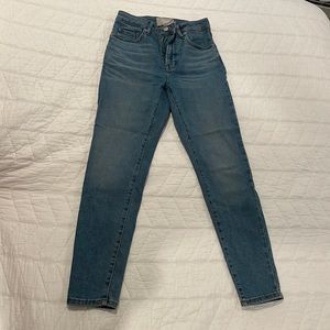 Everlane curvy high rise skinny Jean 26 crop